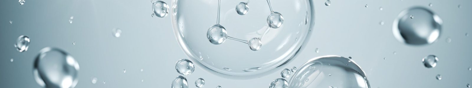 Cosmetic,Moisturizer,Water,Molecule,,Cosmetic,Essence,,Liquid,Bubble,,Molecule,Inside